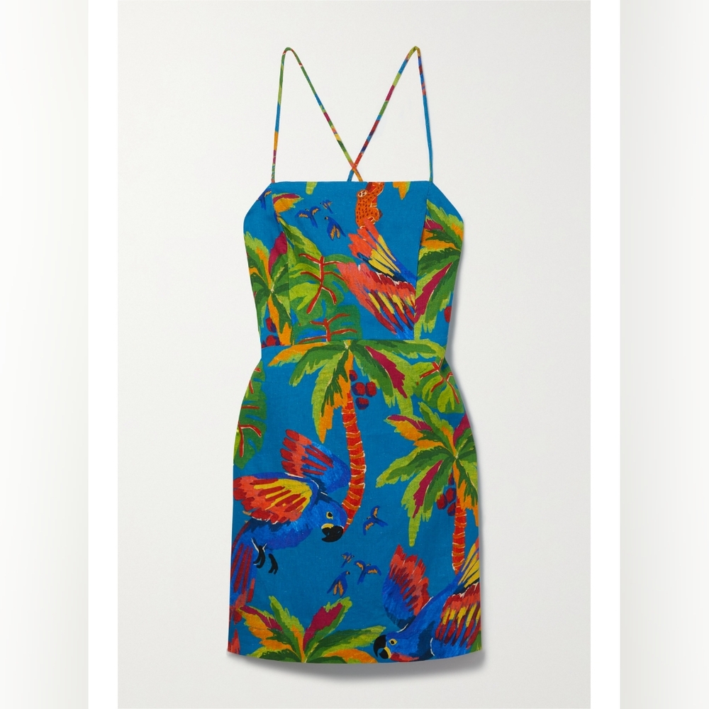 Farm Rio "Sunny Day" Mini Dress